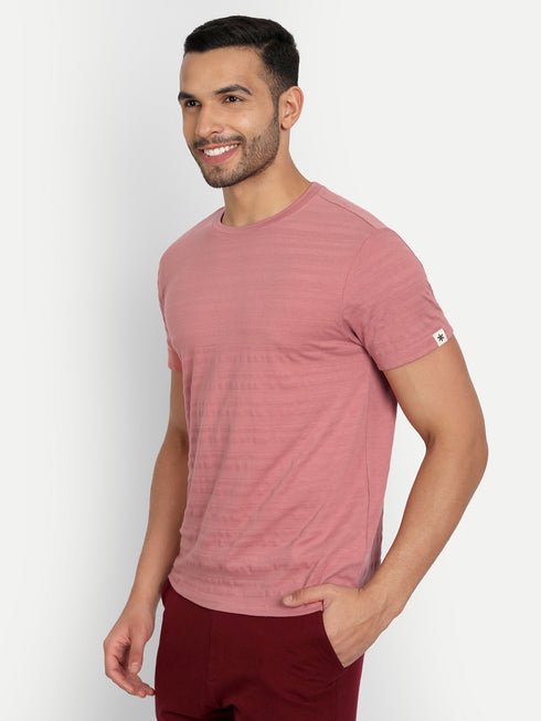 Men's Crew Neck STRUCTURED Tee Steel Grey